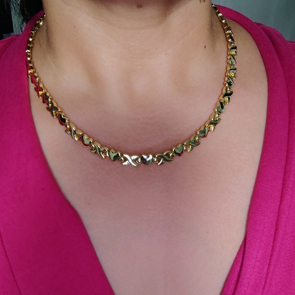 Elegant Gold Heart Necklace